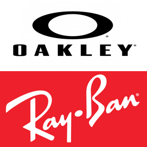 Oakley and Ray-Ban